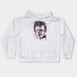 CASH | Original Painting | Rock & Roll | Rock Star | Country Star | Legend | Hero Kids Hoodie